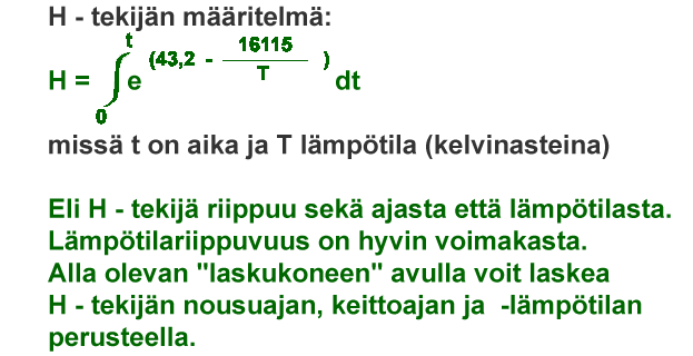 H-tekijän laskenta (VTT)